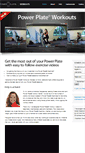 Mobile Screenshot of powerplateworkouts.com